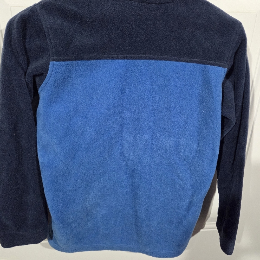 Columbia Two-Tone Blue Fleece Jacket Mens Medium - Picture 4 of 4